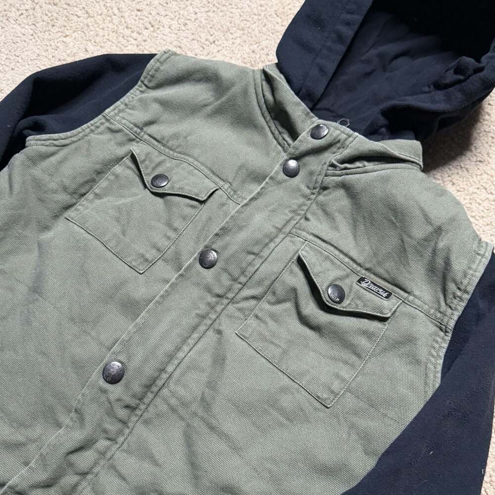 Dravus Canvas Jacket with hoodie Sleeves and hood Size L